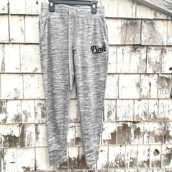 Pink Victory Secret Jogger Pants - Picture 1 of 4